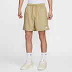 ★★Nike★★ Club Woven Flow Shorts M Light Khaki White FN33 totality-mens-dri-fit-7-